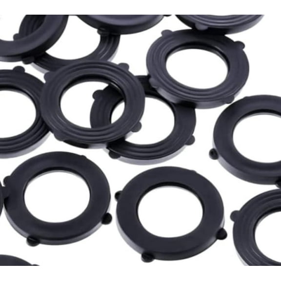 Madol Garden Hose Washer Gasket Rubber Seal Fits All Standard 3/4 Inch Garden Hose Fittings [3780] Package of 20 with Self Locking Tabs