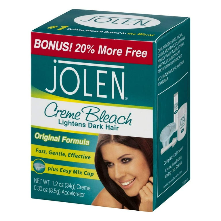 JOLEN creme bleach クリームブリーチ 4個セット 4X JOLEN Creme Bleach Accelerator - Sensitive Formula +Mixing Cup