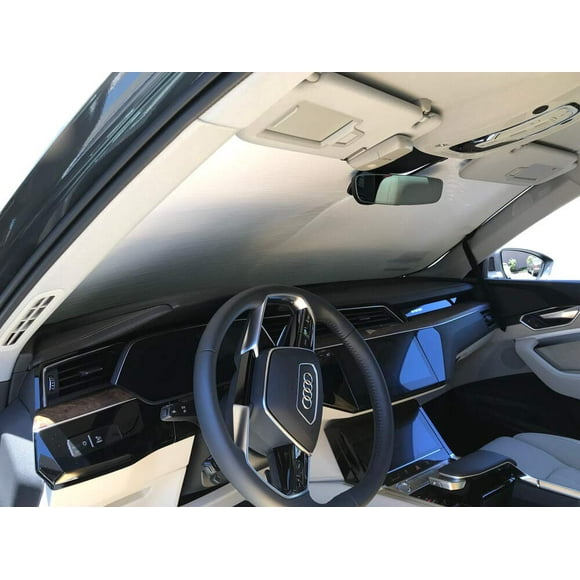HeatShield , le Pare-Soleil Original, Adapté sur Mesure pour Audi E-Tron SUV 2019, 2020, 2021, 2022, 2023 Série Argent