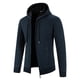 thumbnail image 4 of Chaquetas para hombres Abrigos Abrigos Moda Otoño e invierno Cuello alto Suéter Chaqueta de lana informal Odeerbi  ODB-5, 4 of 5