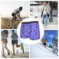 thumbnail image 4 of Honeii Purple Snowflake Elegance Print Mens Boxer Briefs Breathable,Boxer Brief for Men, Moisture-Wicking Underwear-XX-Large, 4 of 5