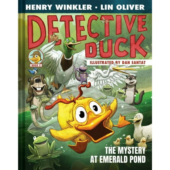 Pre-Owned Detective Duck: The Mystery at Emerald Pond (Detective Duck #3) (Hardcover) 1419780484 9781419780486