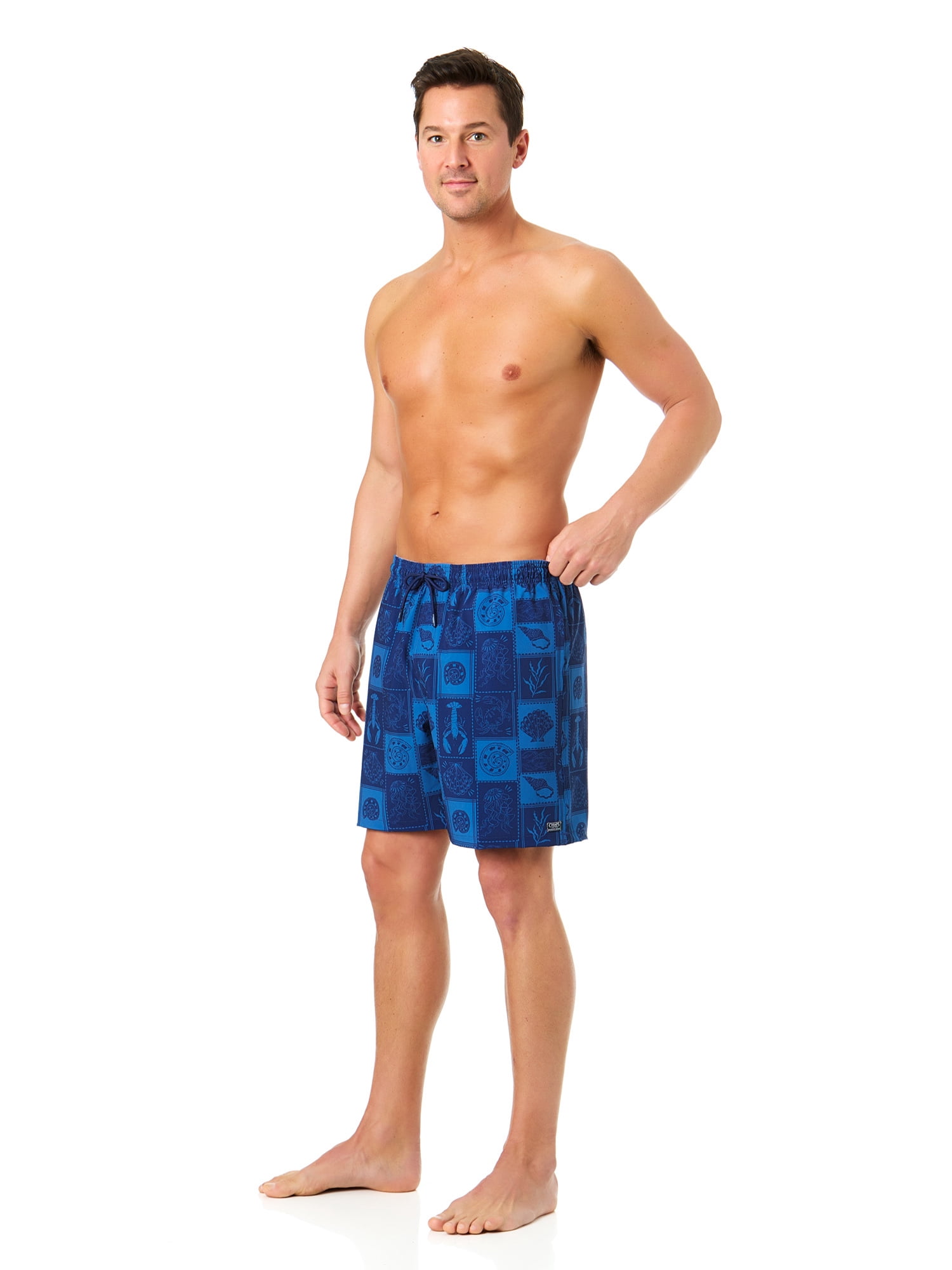Chaps Mens Swim Trunks, 7" Inseam, Sizes S-3XL
