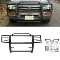 Kojem Front Bumper Protector Brush Grille Guard for 1996-1998 Toyota 4Runner 1998-2000Tacoma 17T80202MA Black Steel