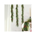 thumbnail image 6 of Artificial Pine Branch/Wreath Realistic Cedar Plant for Handmade Crafts and Holiday Decoration Stylish Party Supplies, 6 of 11