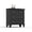 Black, variant on Kojooin White Three-Drawer Chest Of Drawers for Bedroom, Large Drawer Chest with Vintage Handles, Modern Wooden Dressing Table for Living Room, Large Bedside Table