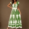 thumbnail image 2 of Summer Beach Dresses for Womens 2026 Fashion Plus Size Casual Beach Dress Holiday Print Dress, 2 of 8