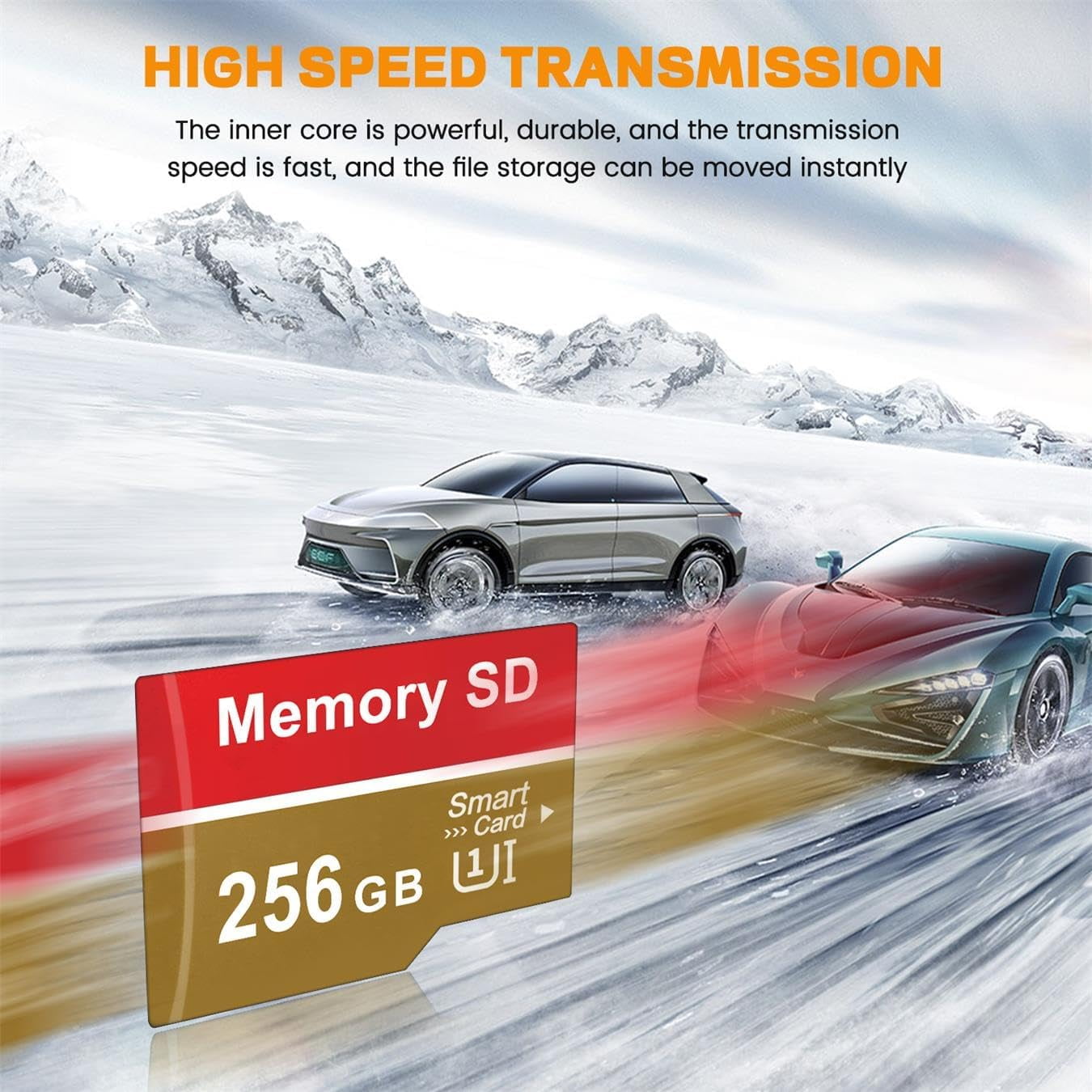 Universal 256GB Micro SD Card Memory Card U3 SDXC microsdxc High Speed MicroSD For Smartphone,Camera and Drone