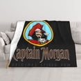 thumbnail image 1 of Manta de aire acondicionado de Captain Morgan, manta de felpa de franela suave, manta de cama, manta de sofá para adolescentes, niños, niñas, niños, hombres, mujeres, 1 of 8