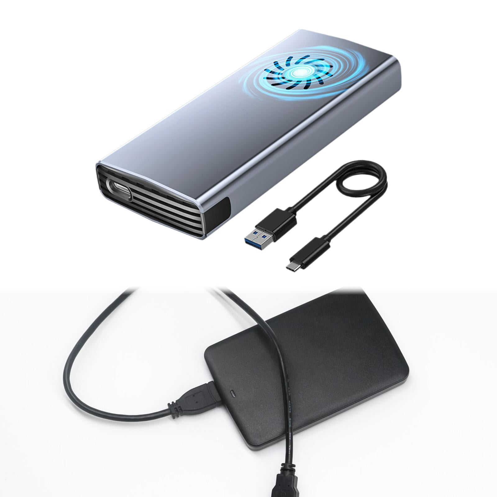 Wzmzjy Hard Drive Enclosure External Hard Drive Case Detachable Plug and Play Practical M15 SSD