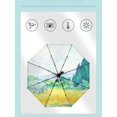 thumbnail image 5 of 1pc Automatic Sun/Rain Umbrella With Flower Print, Uv Protection, Elevated Aesthetics, Windproof, Foldable, Women's Characteristic Top-Grade Umbrella,, 5 of 5