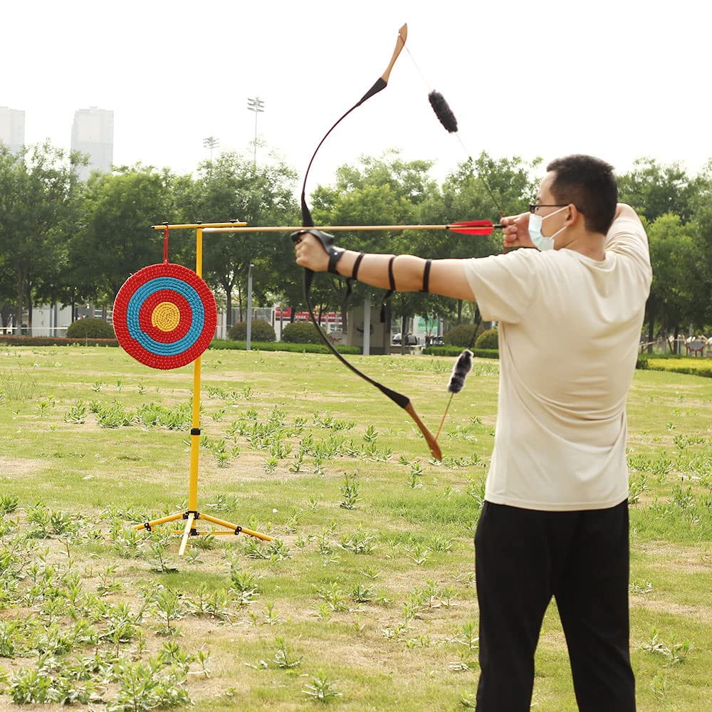 DIYMAG Archery Straw Target for Backyard, Durable & Colorful Arrow Target for Archery Outdoor Shooting Practice（19.7 x 19.7 x 2.4in）