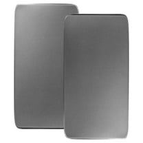 Calypso Basics, Tin Rectangular Burner Cover Set of 2, Stainless Steel