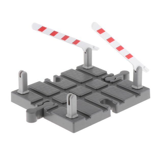 Realistic Wood Train Scene Accessories Building Railway Set