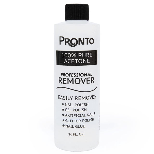 Quitaesmalte Pronto Pure Acetone 473 ml/16 Fl Oz