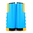 thumbnail image 2 of Export-Quality Adjustable Table Tennis Net Set with Portable Stretchy Frame: Lightweight PE Polyester & ABS Construction for Indoor/Outdoor Use, Versatile Sports Equipment (Blue-Orange), 2 of 6