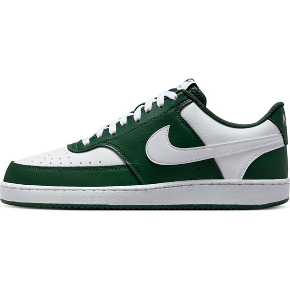 Nike Men's Court Vision Low Athletic Shoes Fir Green/White Size 9.5 M