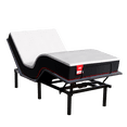thumbnail image 1 of Cama Eléctrica Ajustable con Colchón Matrimonial Memory Foam Cora Confort Medio 19 cm De Alto, Es Hipoalergénico y Anti Ácaros Atlas del descanso, 1 of 9