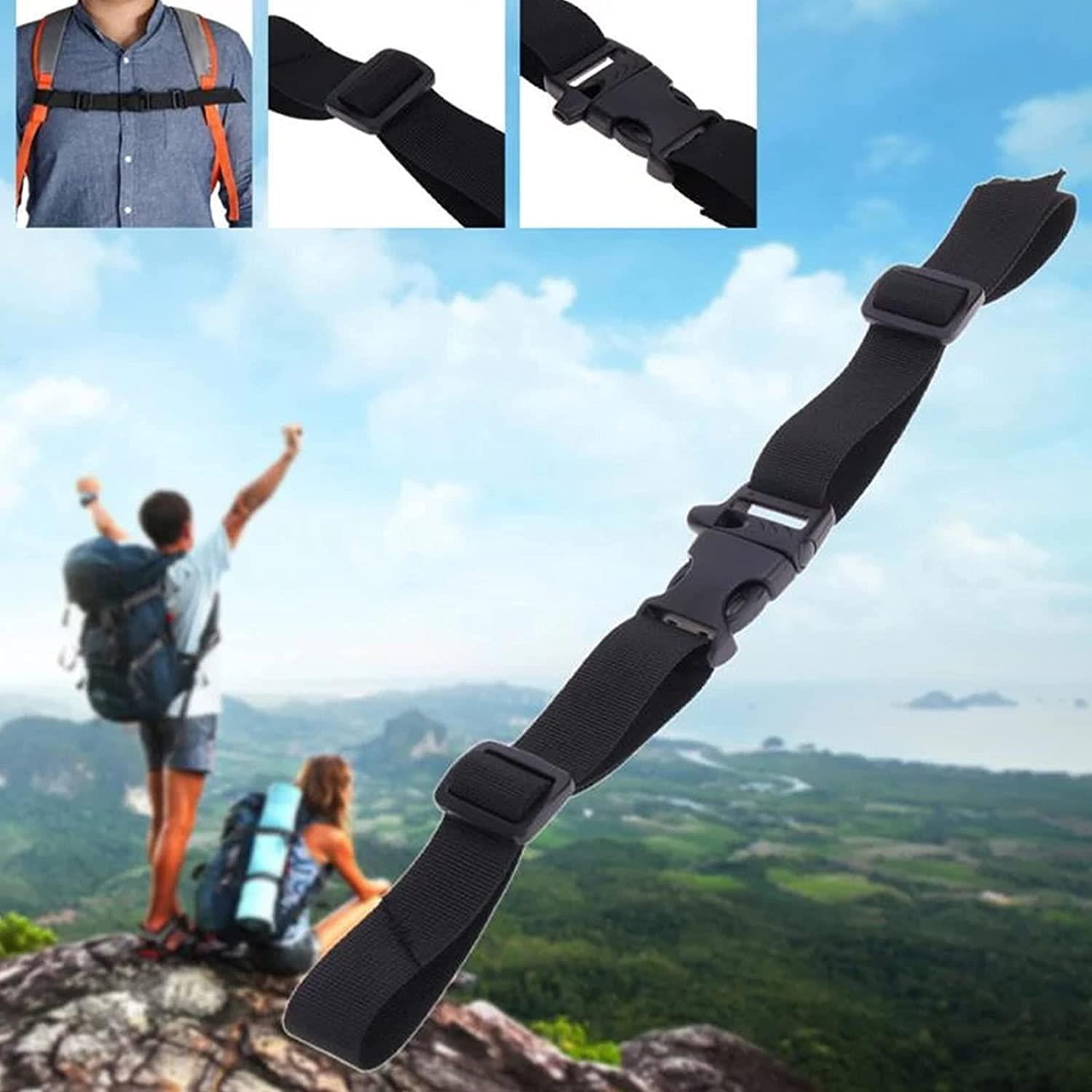 Defnes® Backpack Sternum Strap [2 Pack] Heavy Duty Adjustable Backpack