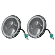 CNMODLE Upgraded Super Bright Head Lamps 7 Inch LED Headlights Sealed Beam Headlamps Work Lights Spotlights 97-For Jeep