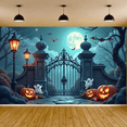 thumbnail image 6 of Spooky Ghost Halloween Banner Pumpkin Decorations Haunted Gateyard for Party Decoration Halloween Event Indoor Outdoor, 6 of 9