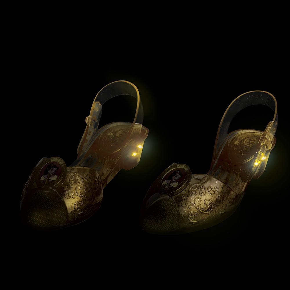 Disney Beauty & The Beast Belle Halloween Light Up Shoe Accessory for Children, by Disguise