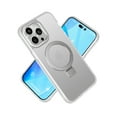 thumbnail image 2 of For iPhone 12 Pro Max Case Metallic Magnetic Circle Ring Stand + Tempered Glass, 2 of 4