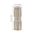 thumbnail image 2 of HEALEEP 5Pcs Quick Release Pneumatic Connector Air Hose Connector Silver For Pneumatic Tools, 2 of 8