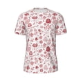 thumbnail image 5 of Wukai Flower Leaves Print Men's Short-Sleeved Mesh T-Shirt,Quick-Dry Short Sleeve Workout T-Shirt-3X-Large, 5 of 8