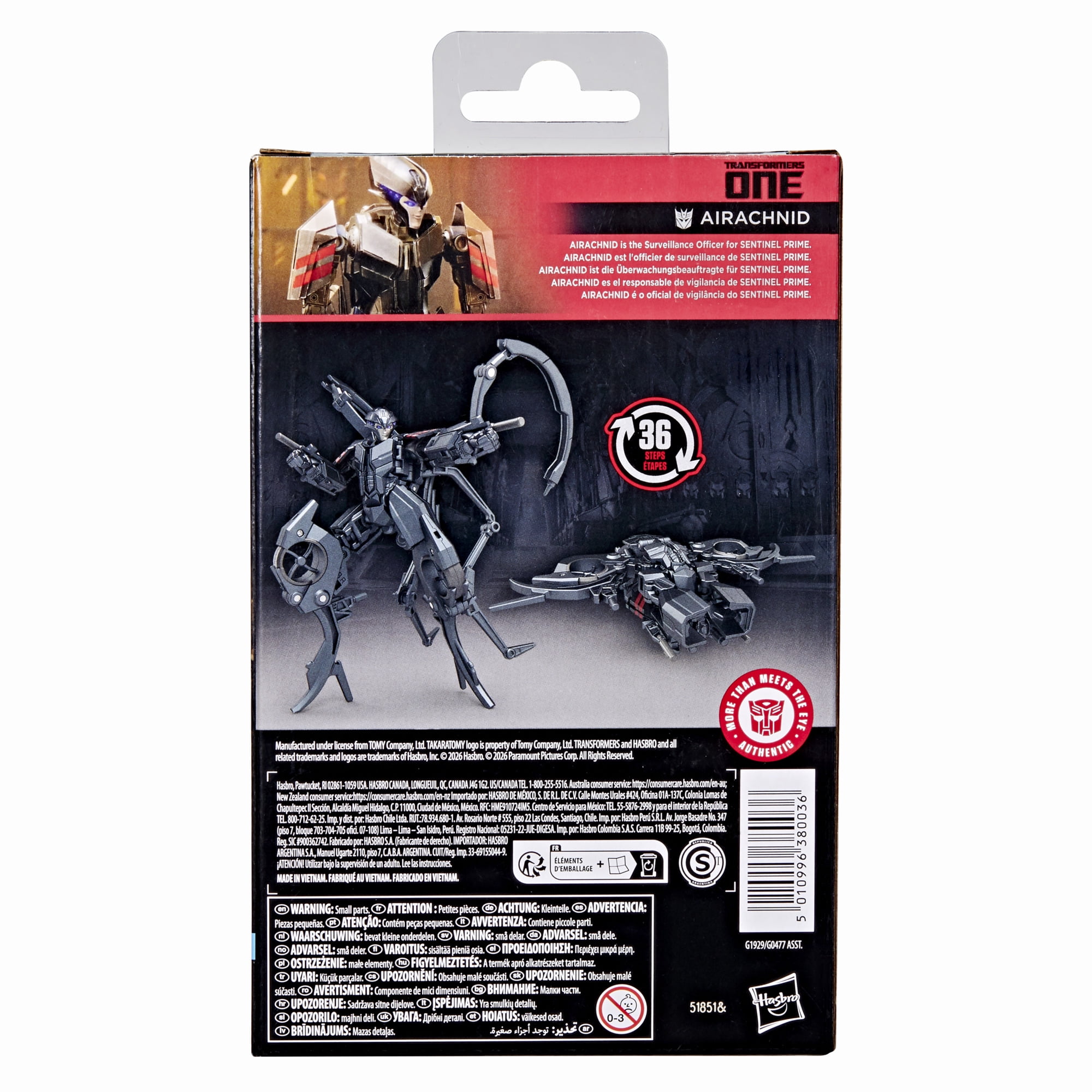 Transformers One Studio Series Deluxe Class Airachnid Action Figure