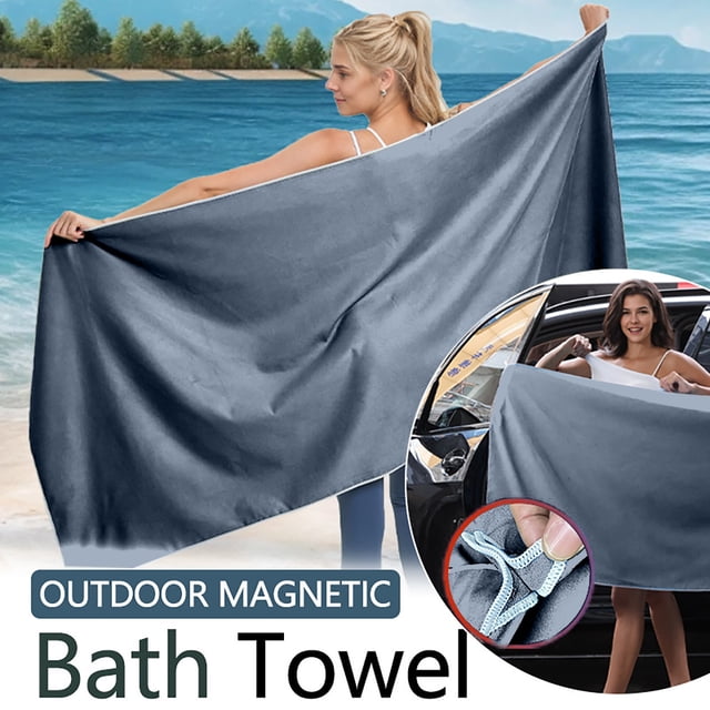 Beach Bath and Beach Towel Set for Pool Water Park Oceanside with Design and Versatile Use