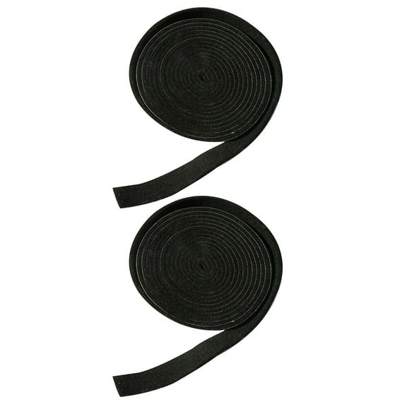 8 pcs  Self-Stick Heavy Duty Felt Strips Self Adhesive Felt Tapes (Black)