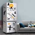thumbnail image 2 of Inteprter Pegatinas de pared de 65 piezas, bricolaje, calabaza de Halloween, calcomanía de vidrio para refrigerador, decoración extraíble, espejo, para Kits de decoración para fiestas Inteprter HA000299-00, 2 of 6
