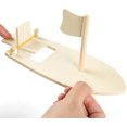 thumbnail image 3 of 6 uds barco de madera juguete DIY educativo brillar Electrónica, 3 of 5