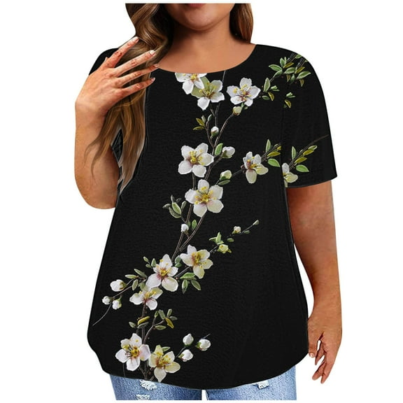 Womens T Shirts Casual Athletic Tops Women Xl Womens Tops Dressy Casual Plus Size Shirts for Women Dry Fit Work