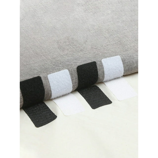 2 Rolls Strong Nylon Self Adhesive Double-Sided Tape, Adhesive & Cuttable Sticky Strips, Suitable For Office Curtains, Carpet, Table & Chair Covers, S