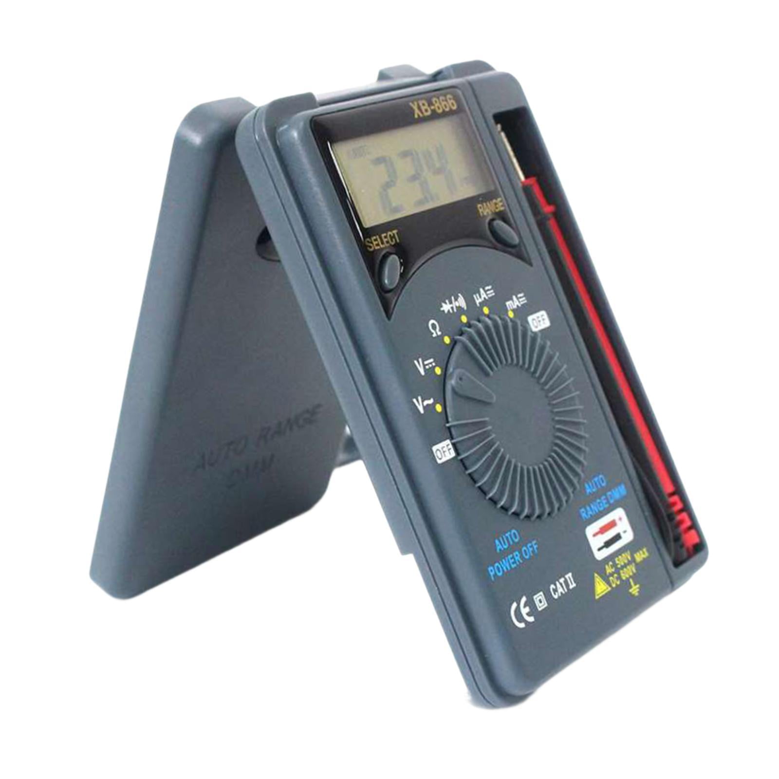 Miulika Electrical Multimeter, 1999 Counts AC Voltmeter, Auto Power Off, Pocket Size, Electrician Tool, Multi Tester for Home Improvement