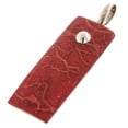thumbnail image 2 of Rectangle Veined Red Sponge Coral 925 Sterling Silver Drop Pendant, 2", 2 of 3