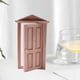 thumbnail image 5 of dollhosue wooden door,unpainted blank dollhouse wood door furniture,mini wooden door model doorknob decoration toy,house garden decor bedroom miniature furniture,diy crafts dollhouse room decor Macarena puerta de madera para casa de muñecas, 5 of 8
