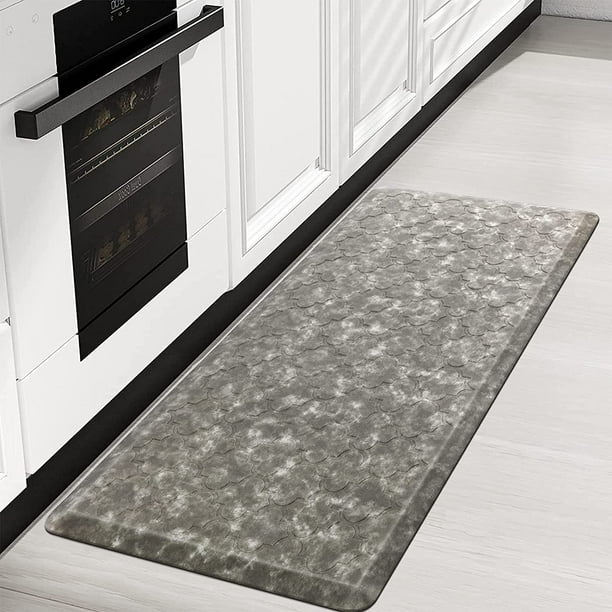 MeyJey Kitchen Rug, Anti Fatigue Kitchen Mat, Non Skid Waterproof Floor