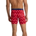 thumbnail image 5 of Fruit of the Loom Men's Americana Stretch Boxer Briefs, Moisture Wicking Underwear, 3-Pack, 5 of 8
