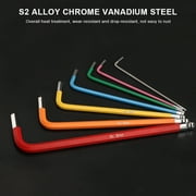 Allen Key Set L-Wrench Kit For Allen Screw 7PCS Long Arm Hex Key Set 1.5mm To 6mm Hexagon Spanner Hand Tools