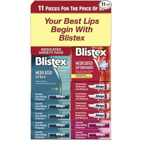 Blistex Lip Balm   Medicated Lip Ointment / 11 Pieces