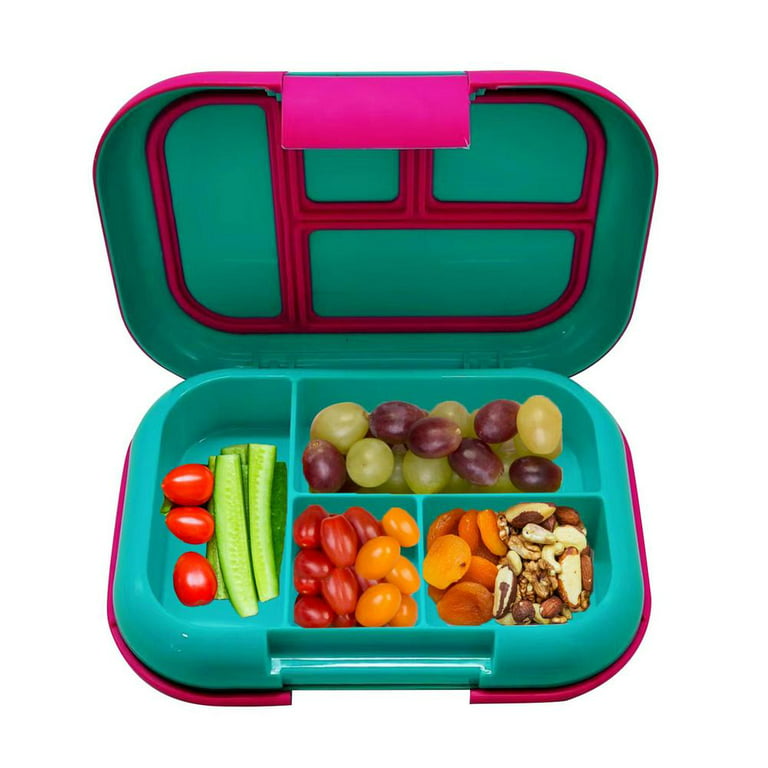 Bento Box, Lunch Box Kids, 1300ML Bento Box Adult Lunch Box with 4  Compartment &Food Picks &Cake Cup…See more Bento Box, Lunch Box Kids,  1300ML Bento