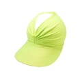 thumbnail image 2 of Women's Summer Hollow Top Sun Visor Hat Protection, Adjustable Ponytail Baseball Cap for Outdoor Sports Beach Golf Running, 9 Colors Available, Breathable Mesh, UV Blocking Fabric, 2 of 6