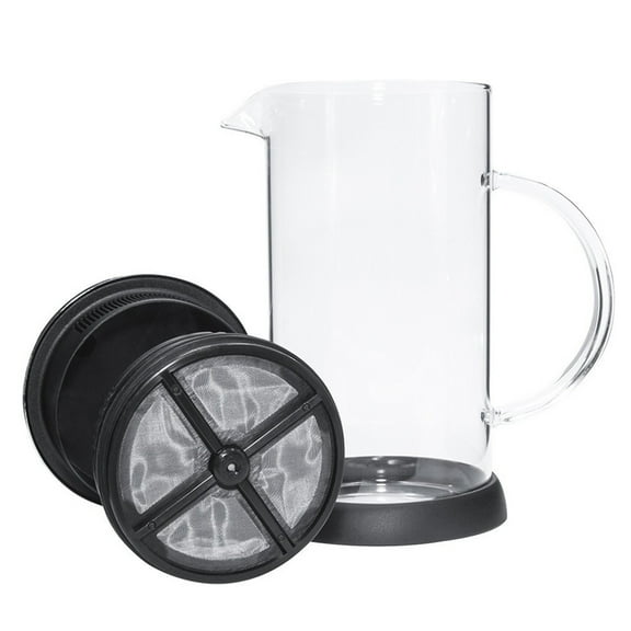 1000Ml Glass French Press Pot Heat-Resistant Coffee Maker Tea Filter Cup Lockable Concentration