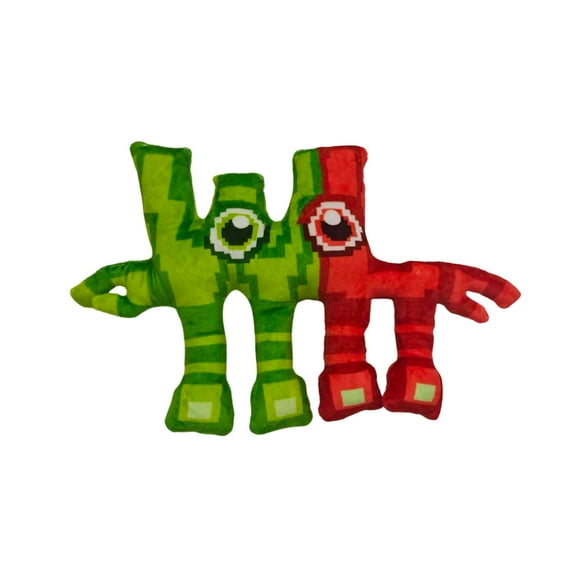 Steal A Brainrot W or L Plush Toys & Stuffed Animals, 7.4 Inch * 11.4 Inch Cute W or L Plushies, Cartoon Soft Toys Pillow Decorations, Game Peripheral Dolls And Figurines