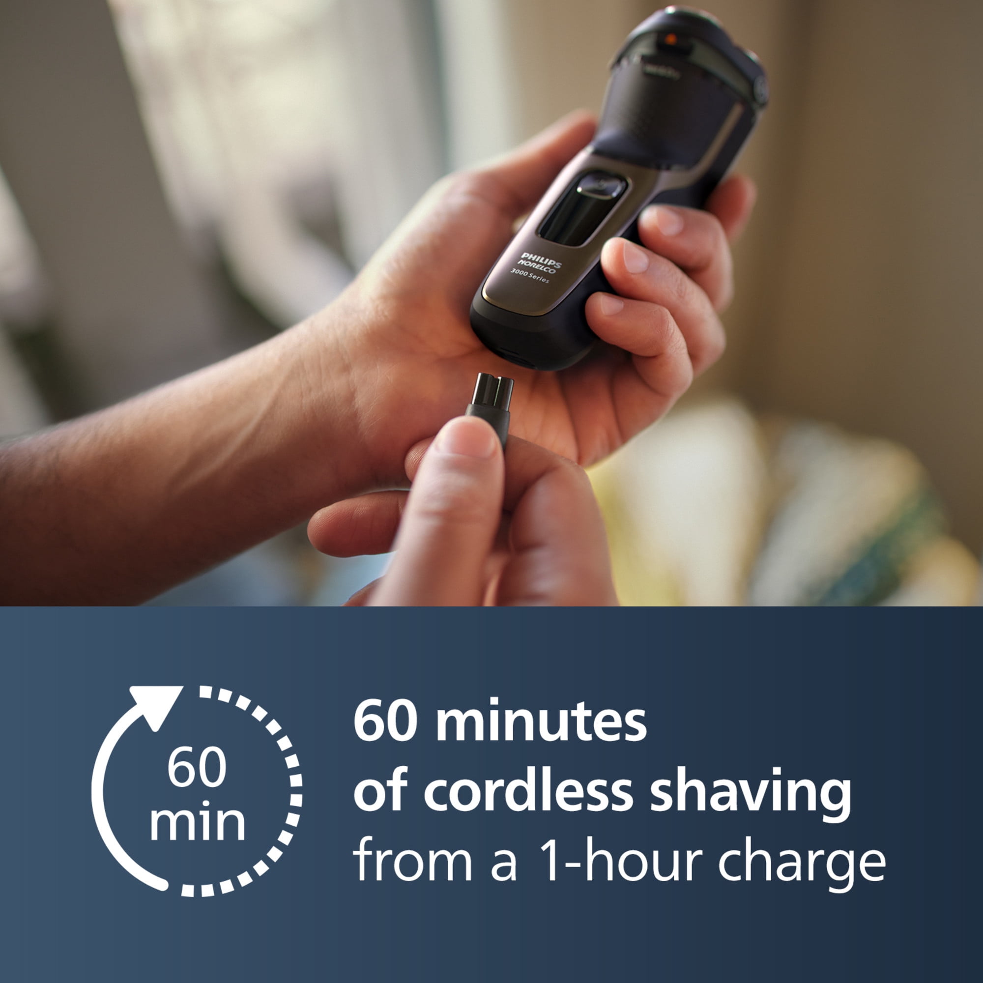 Philips Norelco Caretouch, Rechargeable Wet & Dry Shaver with Pop-Up Trimmer