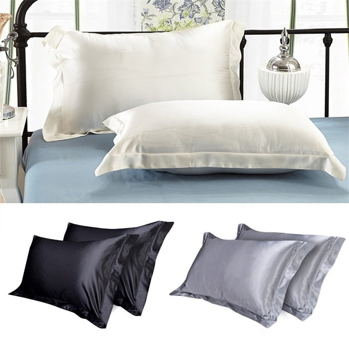 Details about   1800 Series Pillow Case Cover Set Satin Silk Pillowcase Set of 2 Pillowcases USA