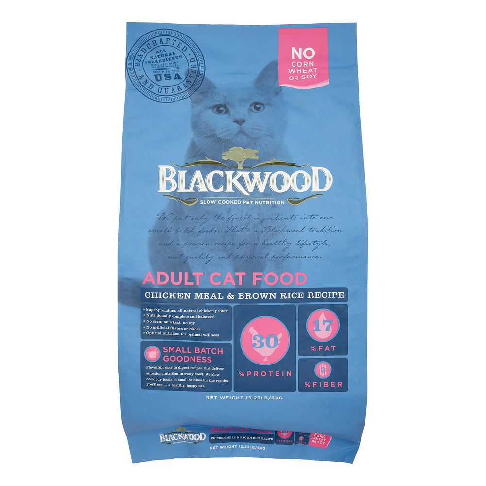Blackwood Adult Cat, Chicken Meal & Brown Rice Recipe, 13.23 Lb